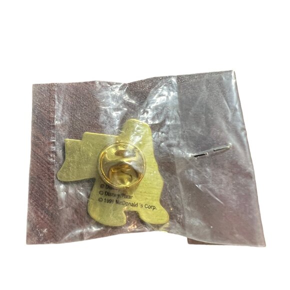 McDonalds Pin Disney Pixar Toy Story 2 1999 Rex the Dinosaur Pinback - Picture 4 of 4